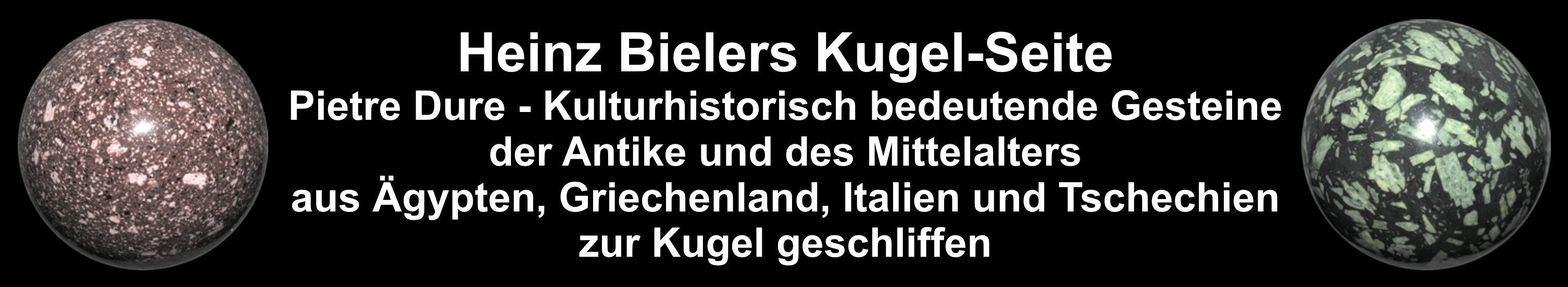 Heinz Bielers Kugel-Seite